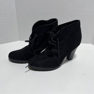 Womens Modellista Sculpture Black Heel Bootie - Size‎ 9